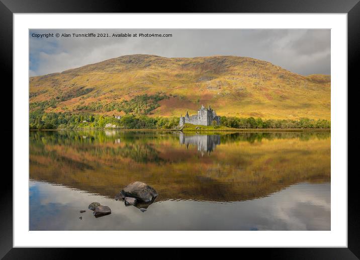 Majestic Kilchurn Castle Framed Mounted Print by Alan Tunnicliffe
