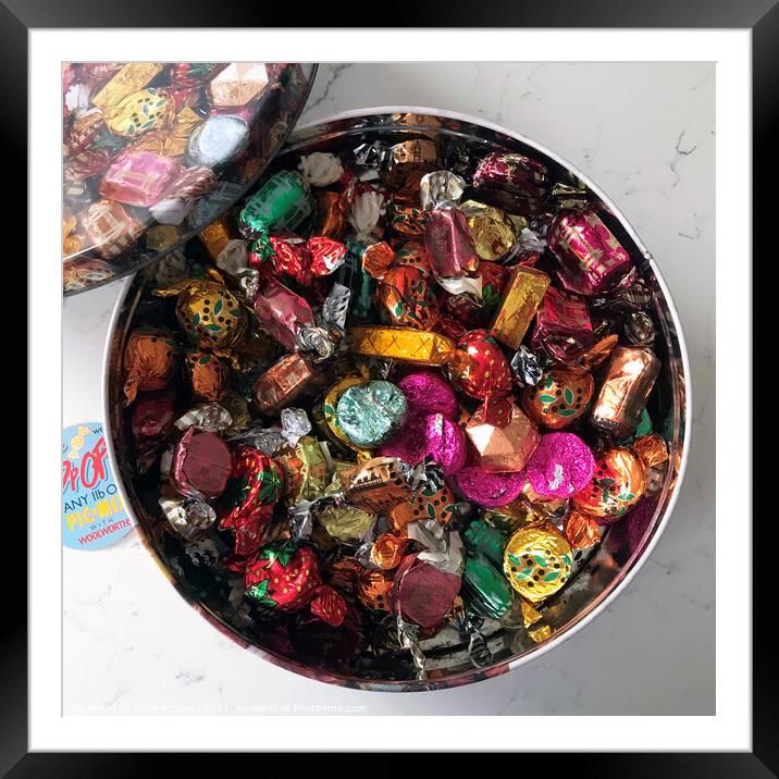 Pick 'n' Mix Framed Mounted Print by suzie Attaway