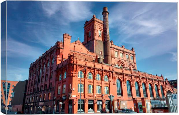 Cains Brewery Liverpool Canvas Print by Kevin Elias