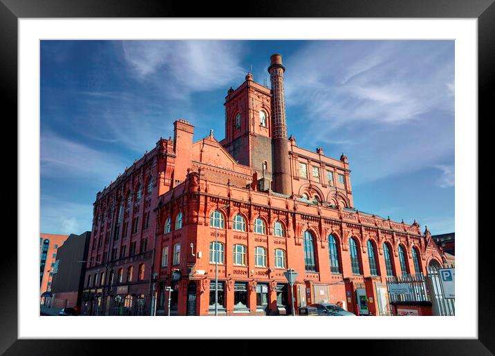 Cains Brewery Liverpool Framed Mounted Print by Kevin Elias
