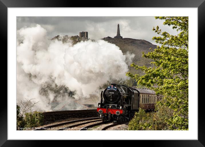 The Royal Scot Hauls the Cornish Riviera Express p Framed Mounted Print by Brian Pierce