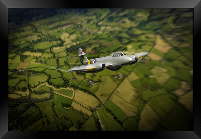 Gloster Meteor T.7 Framed Print by J Biggadike