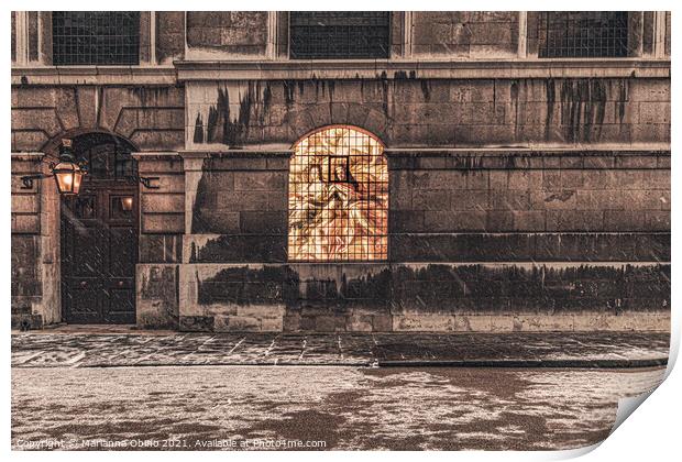 Window Print by Marianna Obino