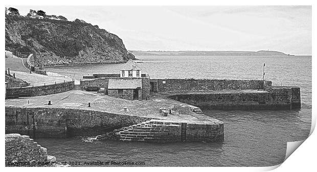 Charlestown Harbour Entrance  Print by Peter F Hunt
