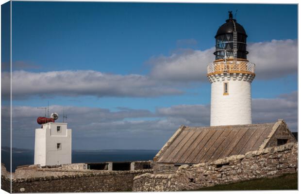 Dunnet Head Lighthouse Canvas Print by Wendy Williams CPAGB
