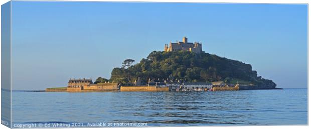 St Michael's Mount Canvas Print by Ed Whiting