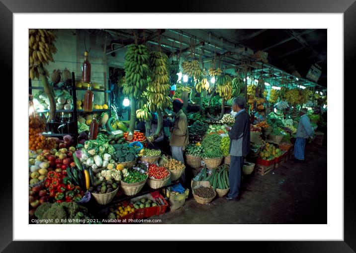 Fresh food Framed Mounted Print by Ed Whiting