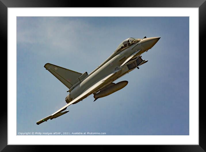 Typhoon FGR4 ZK353-BQ  Framed Mounted Print by Philip Hodges aFIAP ,
