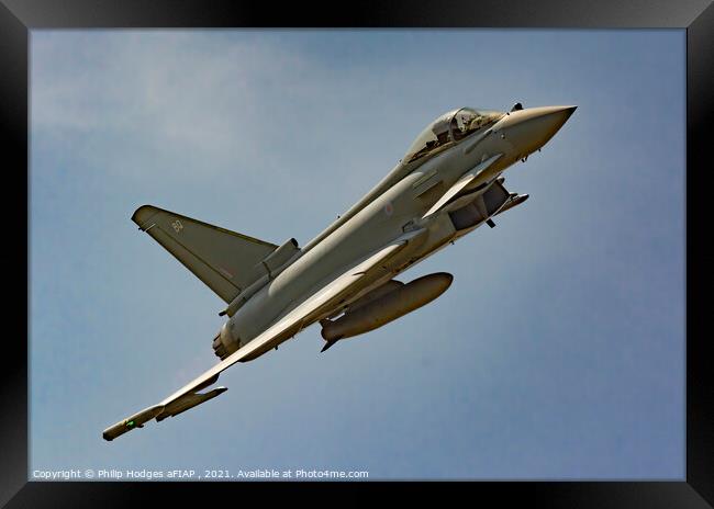 Typhoon FGR4 ZK353-BQ  Framed Print by Philip Hodges aFIAP ,