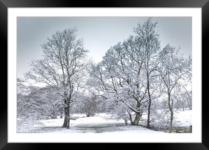 Majestic Winter Wonderland Framed Mounted Print by Jeremy Sage