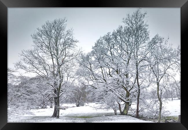 Majestic Winter Wonderland Framed Print by Jeremy Sage