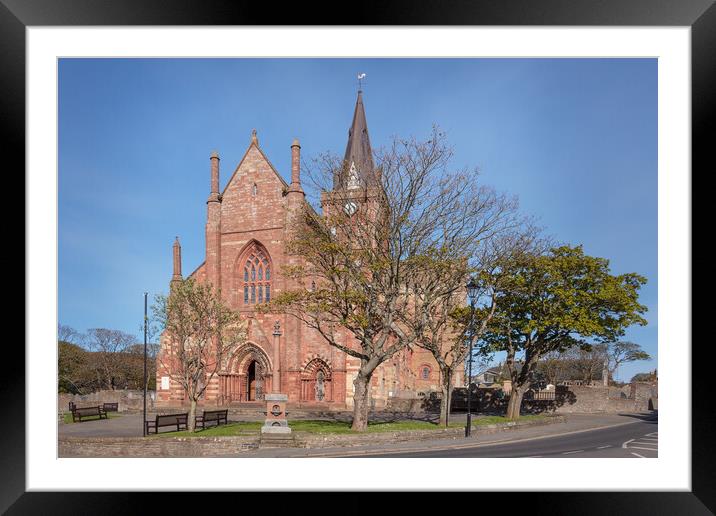 St Magnus Cathedral, Kirkwall Framed Mounted Print by Wendy Williams CPAGB