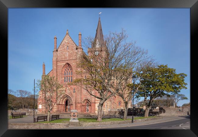 St Magnus Cathedral, Kirkwall Framed Print by Wendy Williams CPAGB