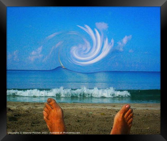 Sunstroke Dreamscape Framed Print by Deanne Flouton