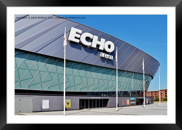echo arena liverpool Framed Mounted Print by Kevin Britland