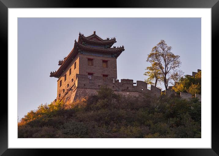 Juyongguan, Juyong Pass of the Great Wall of China, Beijing Framed Mounted Print by Mirko Kuzmanovic