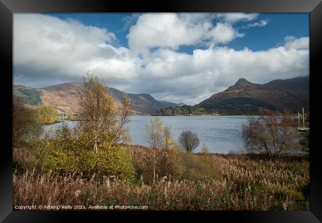 Loch Leven and the Pap of Glencoe Framed Print by Peter O'Reilly