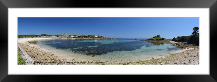 Old Town Bay, St. Mary's, Isles of Scilly Framed Mounted Print by Peter Wiseman