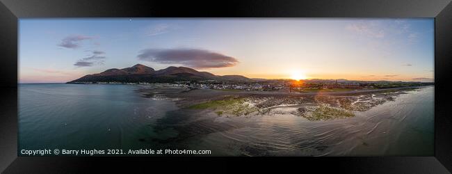 Newcastle and Mournes Framed Print by Barry Hughes