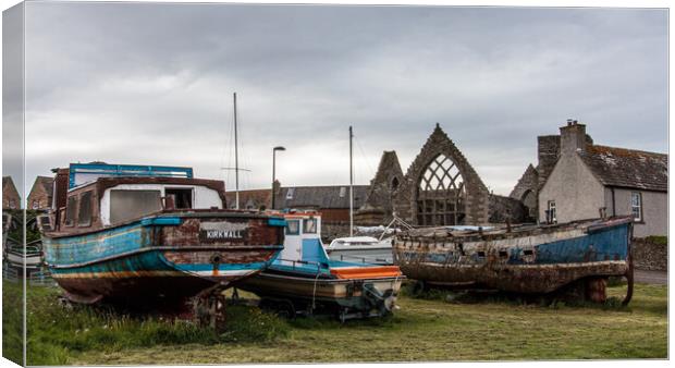 In need of some TLC, Thurso Canvas Print by Wendy Williams CPAGB