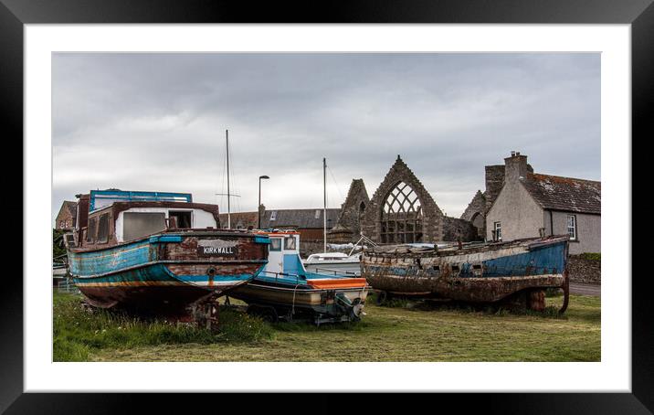 In need of some TLC, Thurso Framed Mounted Print by Wendy Williams CPAGB