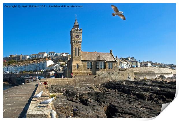 porthleven cornwall Print by Kevin Britland