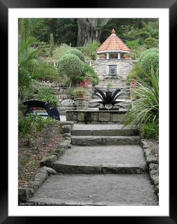 Tresco Gardens, Isles of Scilly Framed Mounted Print by Brian Pierce