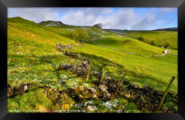 Chrome Hill and beyond Framed Print by Chris Drabble