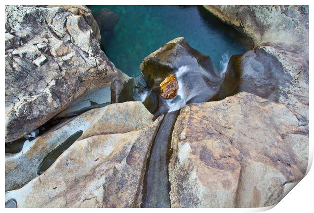 Fairy pools, Island of Skye, Scotland Print by Christopher Stores