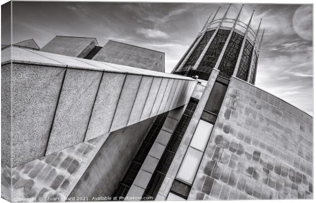 Liverpool Metropolitan Cathedral Canvas Print by Travel and Pixels 