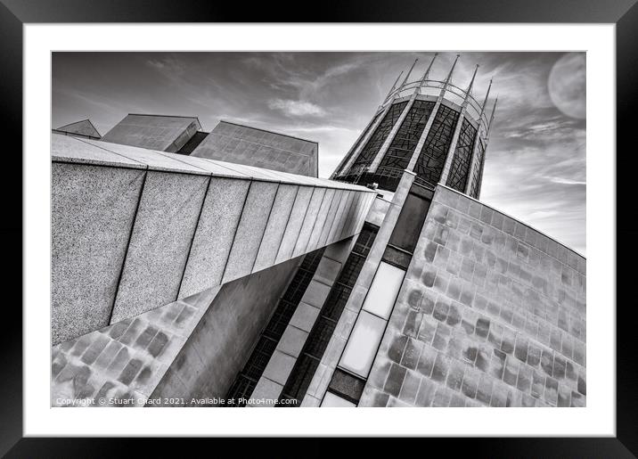 Liverpool Metropolitan Cathedral Framed Mounted Print by Travel and Pixels 