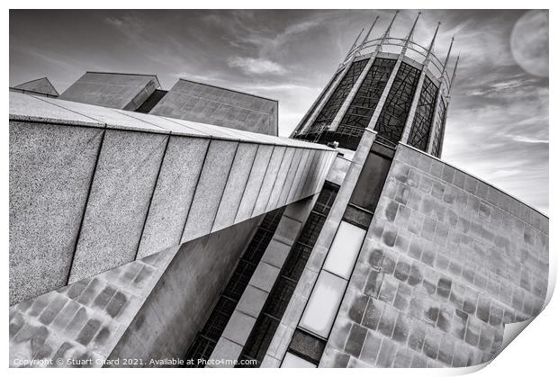 Liverpool Metropolitan Cathedral Print by Travel and Pixels 
