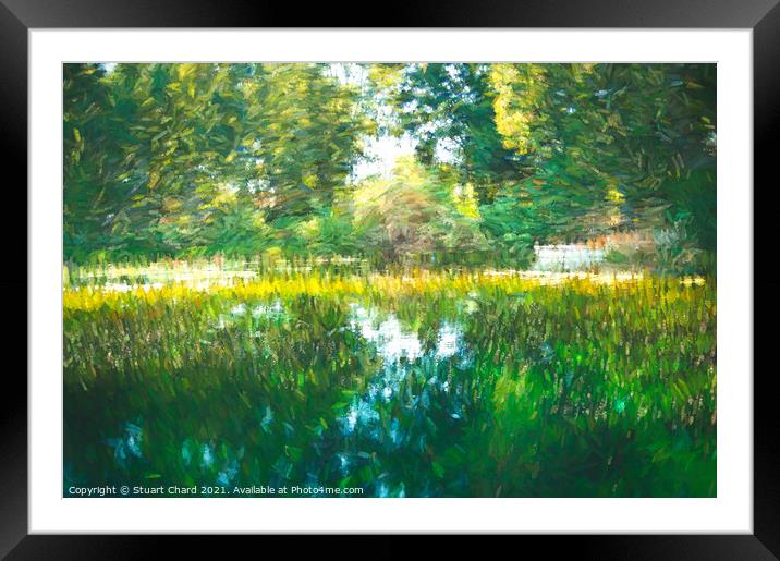 Azmak River in Akyaka  South Western Turkey - Art  Framed Mounted Print by Travel and Pixels 