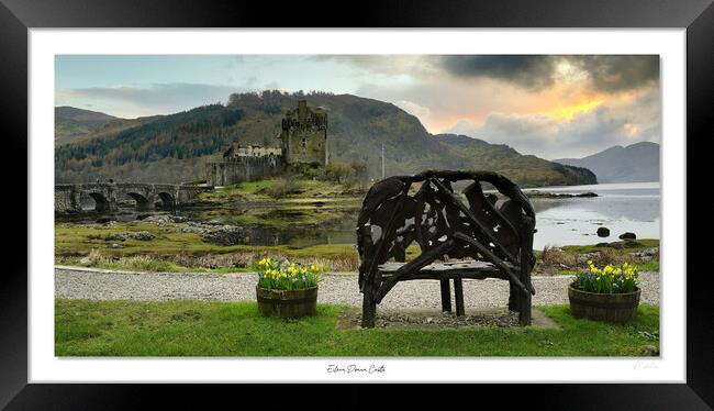  Eilean Donan Castle Scottish Scotland Highlands Skye Framed Print by JC studios LRPS ARPS