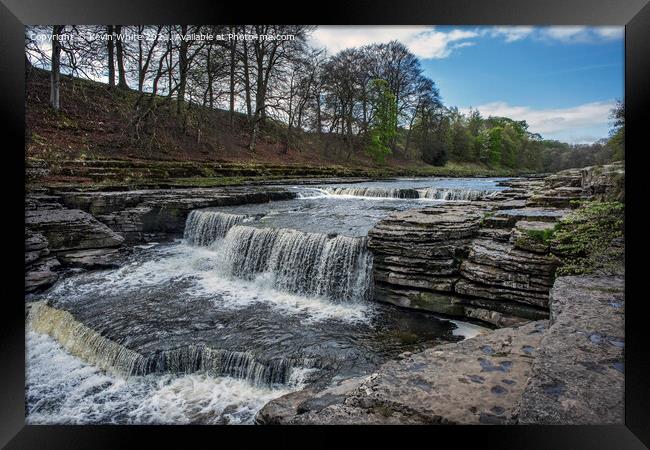 Falls of Yorkshire Framed Print by Kevin White