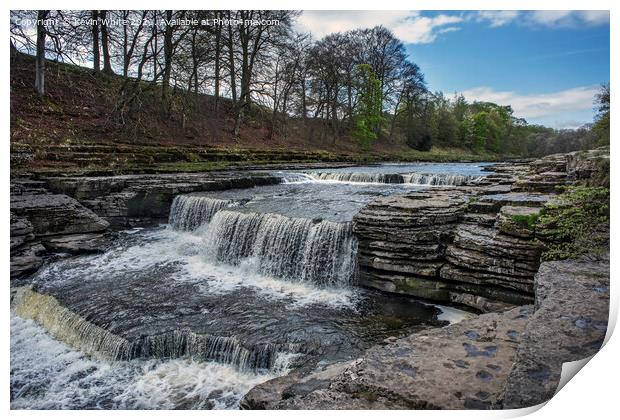 Falls of Yorkshire Print by Kevin White