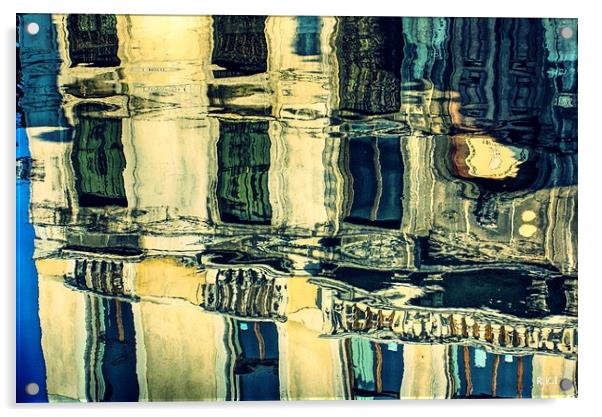 VENICE REFLECTION Acrylic by francesco mastrandrea