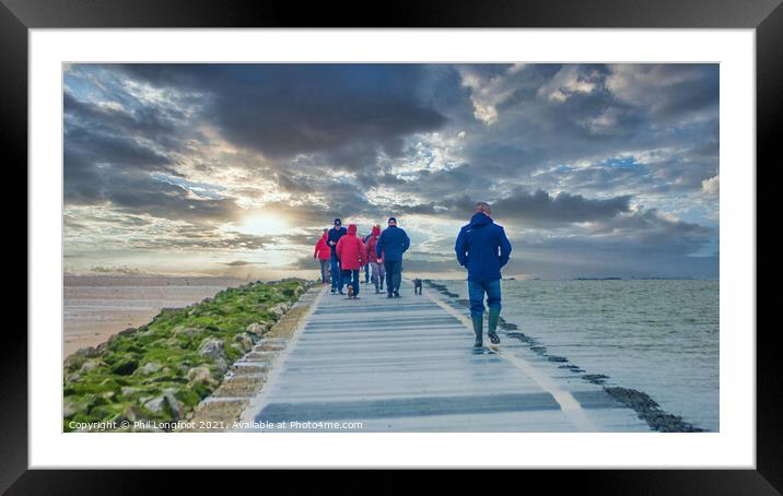 West Kirby Marina  Framed Mounted Print by Phil Longfoot