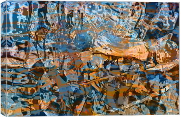 Abstract net Canvas Print by Guido Parmiggiani