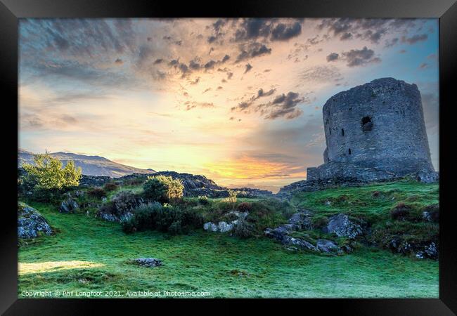Dolbadarn Castle Llanberis Framed Print by Phil Longfoot