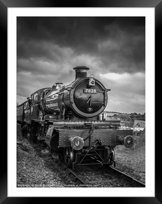 West Somerset Railway Framed Mounted Print by David Buckland
