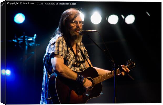 CAMBRIDGE UK,  JULY 27 2007: Steve Earle, American contemporary  Canvas Print by Frank Bach