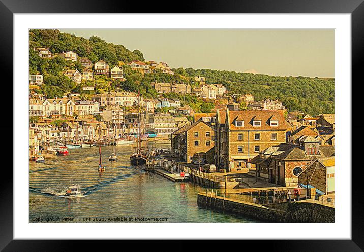 West And East Looe  Framed Mounted Print by Peter F Hunt