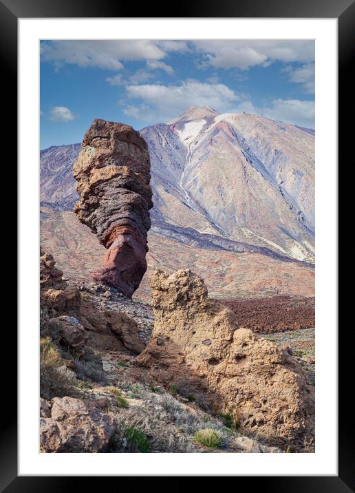 Majestic Teide Mountain Framed Mounted Print by Kevin Snelling