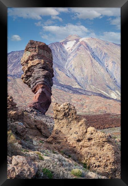 Majestic Teide Mountain Framed Print by Kevin Snelling