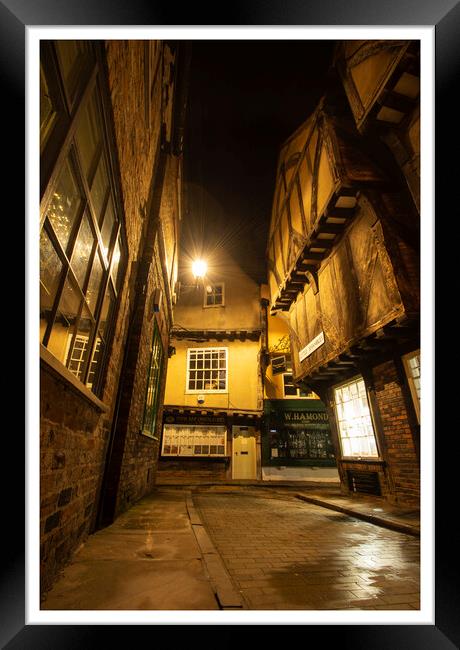 Little Shambles in York 257 Framed Print by PHILIP CHALK