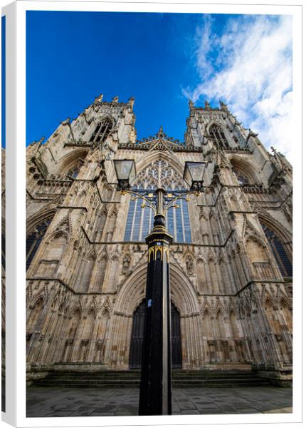 Outside York minster 262 Canvas Print by PHILIP CHALK