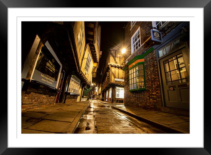 Shambles by night 263 Framed Mounted Print by PHILIP CHALK