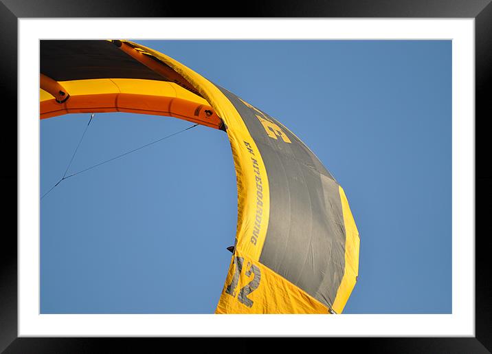 Kiteboarding Framed Mounted Print by Robin Lodge