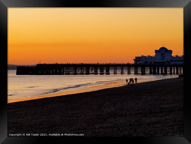South Parade Pier, Southsea Framed Print by Nik Taylor